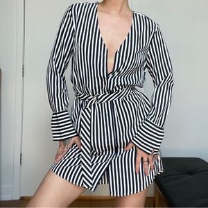 Silky Striped Dress